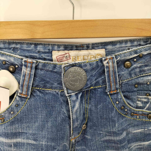 RED PEPPER ヴィンテージ加工 Y2K スタッズ フレアデニムパンツ chessy レディース 26inch