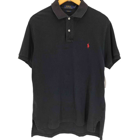 ポロラルフローレン POLO RALPH LAUREN CUSTOM FIT ポニー刺繍 コットン S/S ポロシャツ メンズ import:L