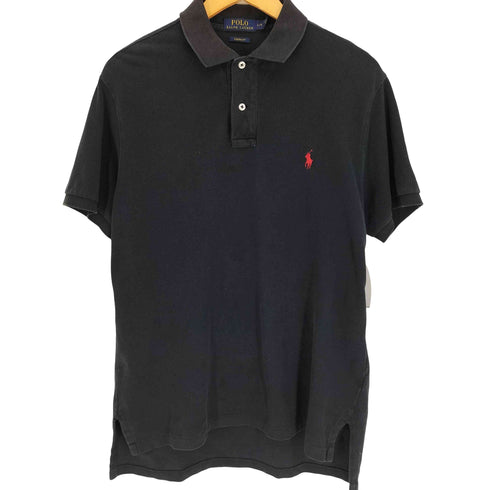 ポロラルフローレン POLO RALPH LAUREN CUSTOM FIT ポニー刺繍 コットン S/S ポロシャツ メンズ import:L
