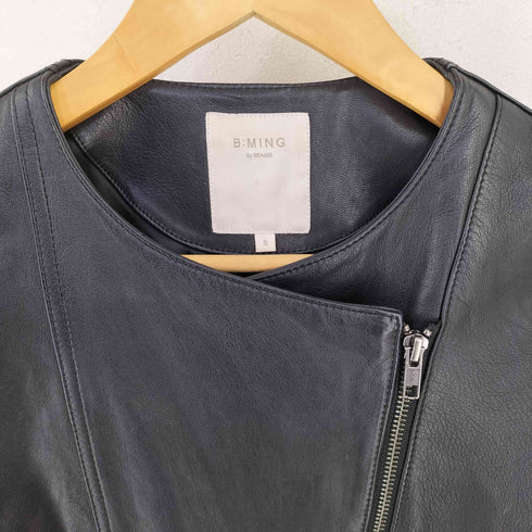 ビーミングバイビームス B:MING by BEAMS セミダブル レザージャケット レディース JPN:S