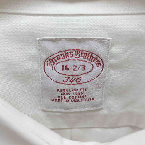 ブルックスブラザーズ BROOKS BROTHERS REGULAR FIT ノンアイロン シャツ メンズ 16-2/3
