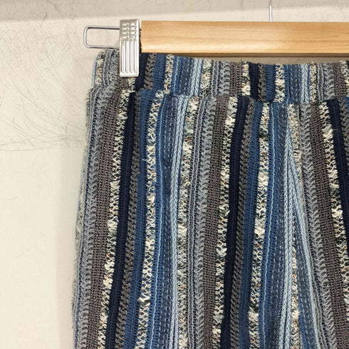 マメクロゴウチ Mame Kurogouchi Raschel Stripe Jersey Wide Trousers レディース 1