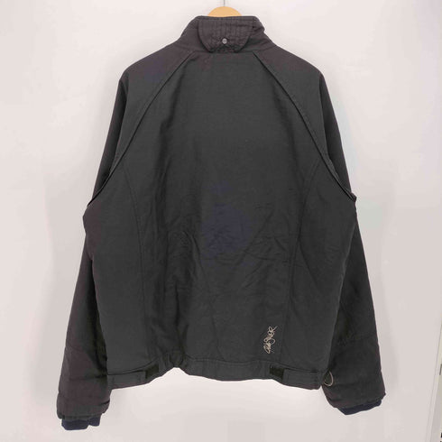 クイックシルバー Quiksilver フロント ワッペン プリント 比翼 ジップアップ ブルゾン メンズ import:L