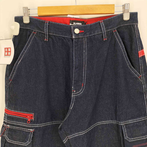 エクストララージ XLARGE DENIM CARGO PANTS メンズ 34