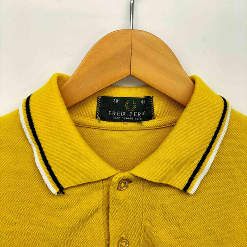 フレッドペリー FRED PERRY 90S 緑タグ ワンポイント 刺繍 S/S ポロシャツ メンズ UK:38