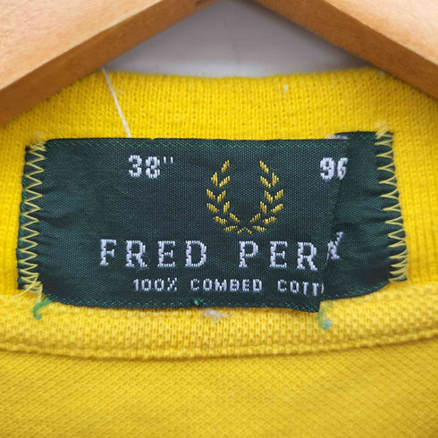 フレッドペリー FRED PERRY 90S 緑タグ ワンポイント 刺繍 S/S ポロシャツ メンズ UK:38