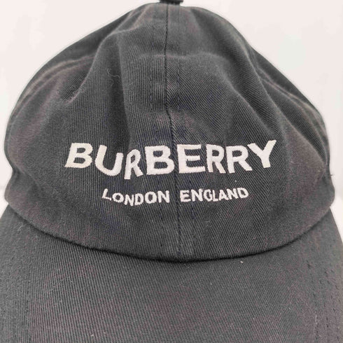 バーバリーロンドン BURBERRY LONDON ロゴ刺繍 バンドデザイン 6パネルキャップ レディース M