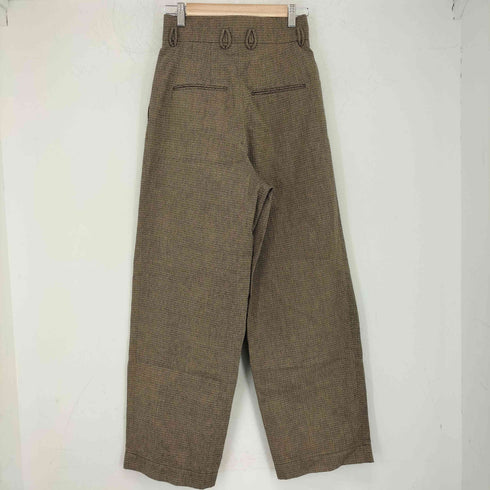 マメクロゴウチ Mame Kurogouchi Naturally Coloured Cotton Dobby Wide レディース 1