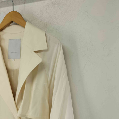 マーキュリーデュオ MERCURYDUO シアースリーブトレンチコート オフホワイト レディース JPN:S