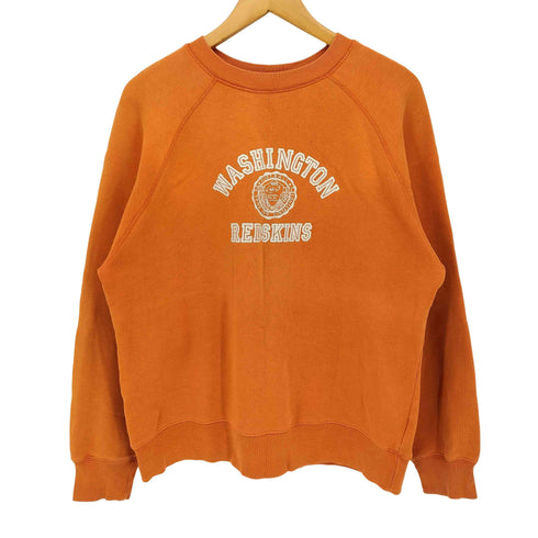 NATIONAL FOOTBALL LEAGUE フットボール チーム ロゴ プリント ラグラン スリーブ クルーネック スウェット メンズ import:L