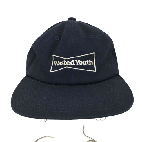ウェイステッドユース WASTED YOUTH LOGO 6 PANEL SNAPBACK CAP メンズ