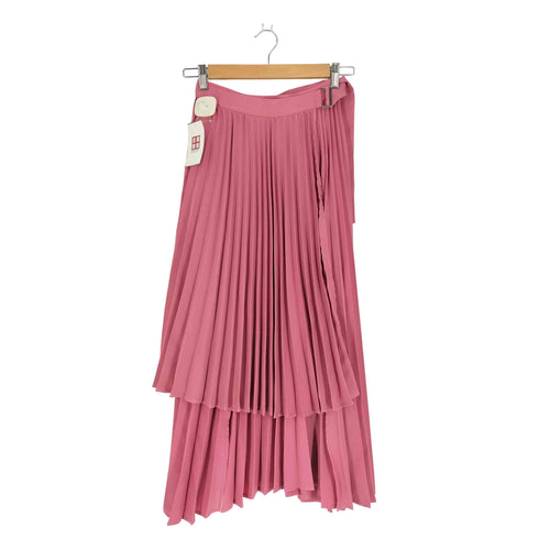 クラネ CLANE ベルテッド レイヤード プリーツスカート レディース JPN:0