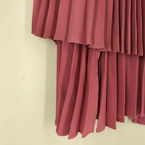 クラネ CLANE ベルテッド レイヤード プリーツスカート レディース JPN:0