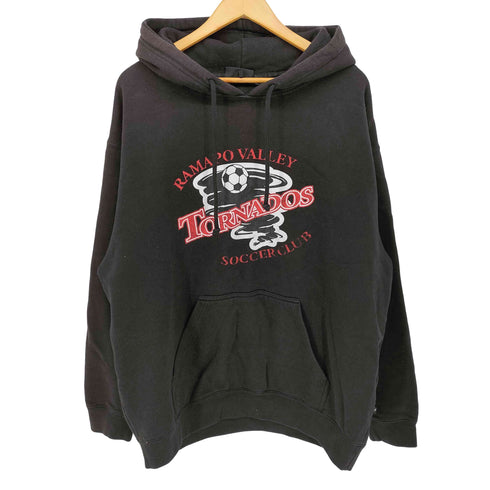 90-00S PENNANT サッカークラブ ロゴ プリント プルオーバー パーカー メンズ import:XL