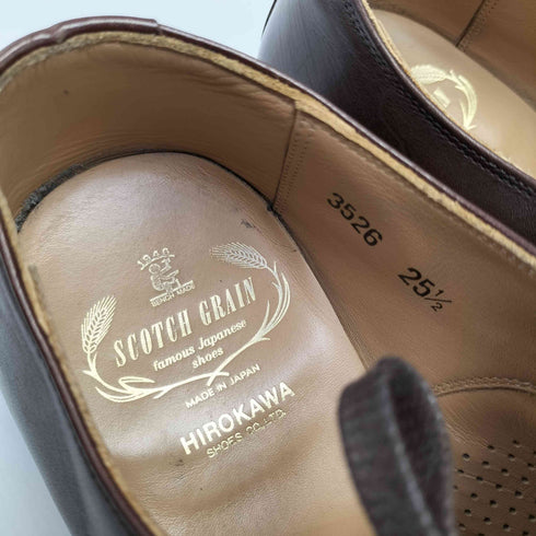 スコッチグレイン SCOTCH GRAIN HIRO KAWA ASSURANCE アシュランス ビジネスシューズ メンズ JPN:25.5