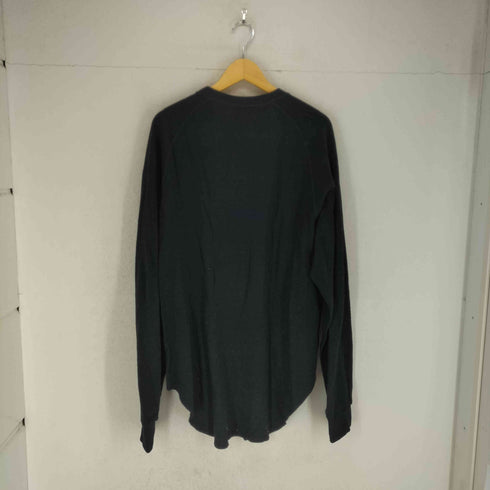 RIN BY TTAGGG ワッフル地 オーバーサイズ ポケット L/S Tシャツ import メンズ L