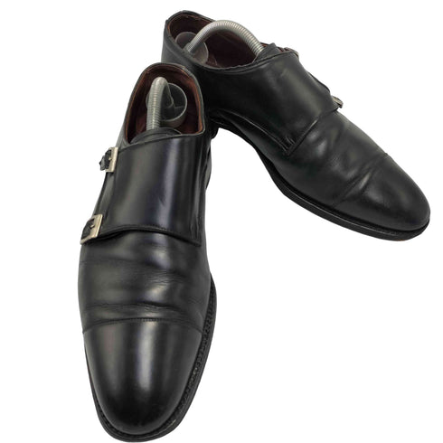 JOSEPH CHEANEY&SONS 英国製 レザー モンクストラップ パンチドキャップトゥシューズ メンズ F7