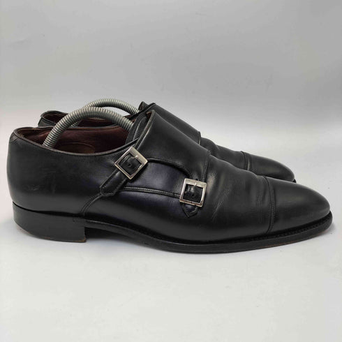 JOSEPH CHEANEY&SONS 英国製 レザー モンクストラップ パンチドキャップトゥシューズ メンズ F7