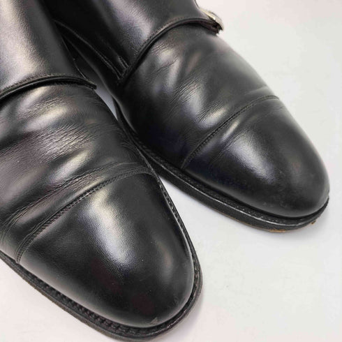 JOSEPH CHEANEY&SONS 英国製 レザー モンクストラップ パンチドキャップトゥシューズ メンズ F7