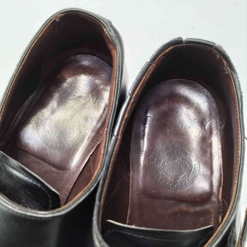 JOSEPH CHEANEY&SONS 英国製 レザー モンクストラップ パンチドキャップトゥシューズ メンズ F7