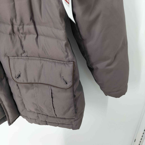 Gee ellan 襟ファー(着脱可能) 中綿ジャケット メンズ