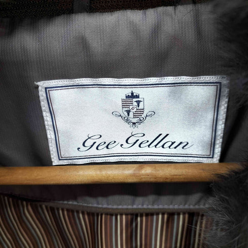 Gee ellan 襟ファー(着脱可能) 中綿ジャケット メンズ