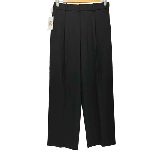 ユニクロ UNIQLO タックワイドパンツ レディース JPN:L
