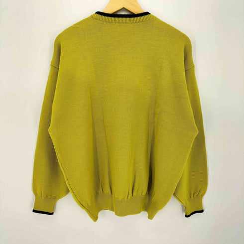 80-90S MIZUNO キャラクター ワッペン プルオーバー ニット メンズ JPN:XL