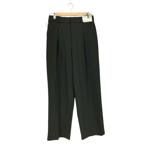 ユニクロ UNIQLO タックワイドパンツ/丈長め レディース JPN:L