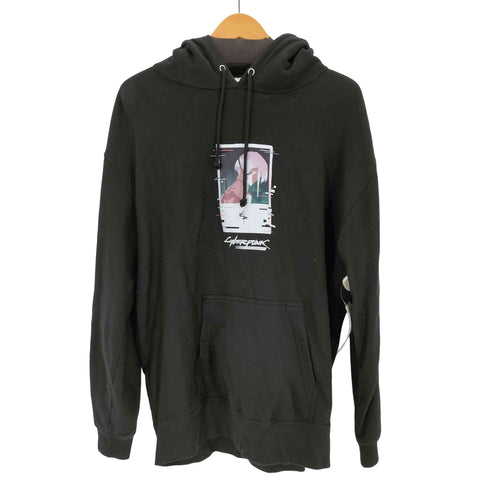 プリントプルオーバーパーカー メンズ LL