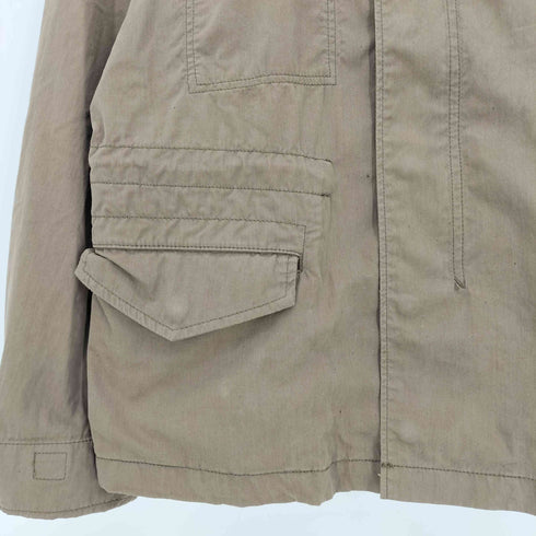 エムエイチエル MHL. スタンドカラー 比翼ジップ 3ポケット ミリタリージャケット レディース JPN:2