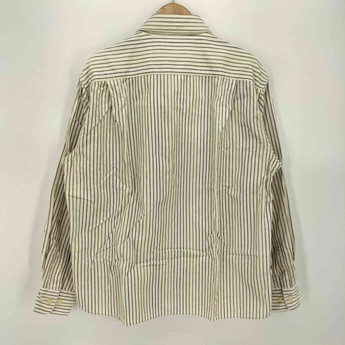 エディーバウアー Eddie Bauer ストライプ プリント ネル L/S ボタンダウン シャツ メンズ import:L