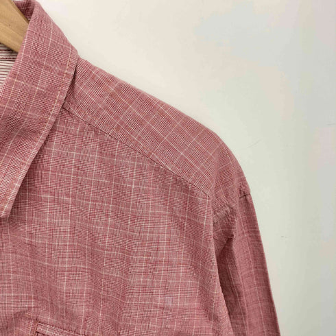 エディーバウアー Eddie Bauer マチ 付き チェック ワーク シャツ メンズ import:XL