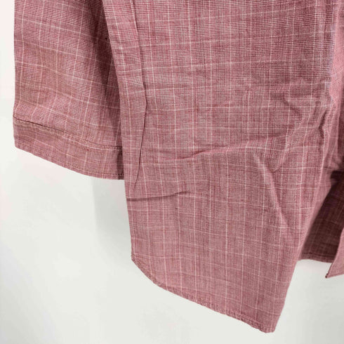 エディーバウアー Eddie Bauer マチ 付き チェック ワーク シャツ メンズ import:XL