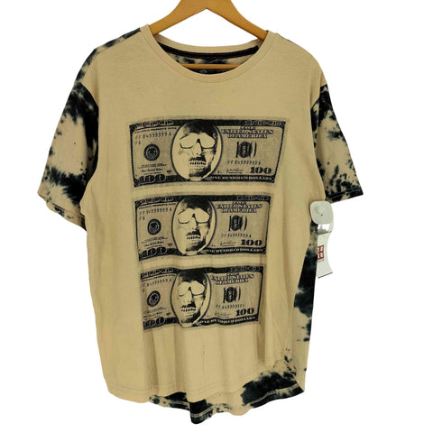エニーチェ enyce タイダイ染め スカル グラフィック プリント S/S クルーネック Tシャツ Y2K メンズ import:L