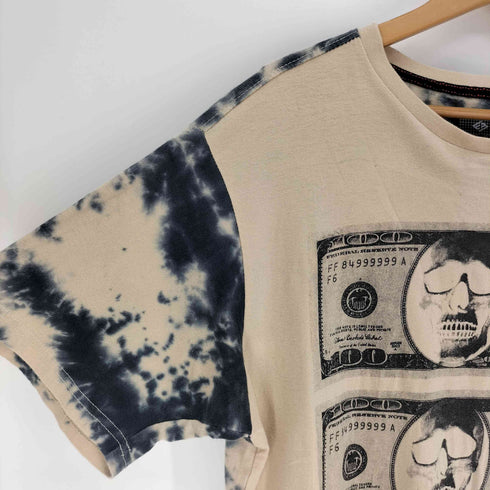 エニーチェ enyce タイダイ染め スカル グラフィック プリント S/S クルーネック Tシャツ Y2K メンズ import:L