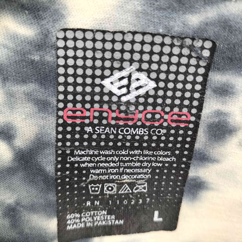 エニーチェ enyce タイダイ染め スカル グラフィック プリント S/S クルーネック Tシャツ Y2K メンズ import:L
