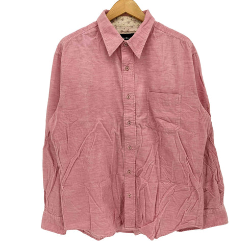 エディーバウアー Eddie Bauer 細畝 コーデュロイ L/S レギュラーカラー シャツ メンズ import:L