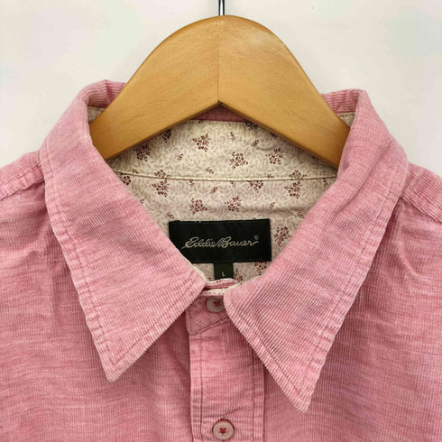 エディーバウアー Eddie Bauer 細畝 コーデュロイ L/S レギュラーカラー シャツ メンズ import:L