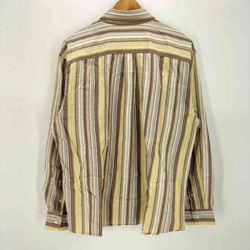 エディーバウアー Eddie Bauer マルチ ストライプ L/S ボタンダウン シャツ メンズ import:L