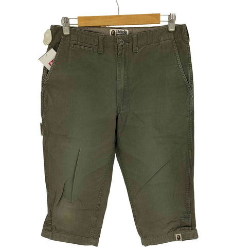 アベイシングエイプ A BATHING APE 90-00S 金タグ old クロップド チノ パンツ メンズ JPN:M
