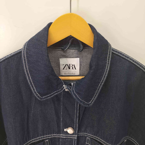 ザラ ZARA デニム トラッカージャケット レディース import:L