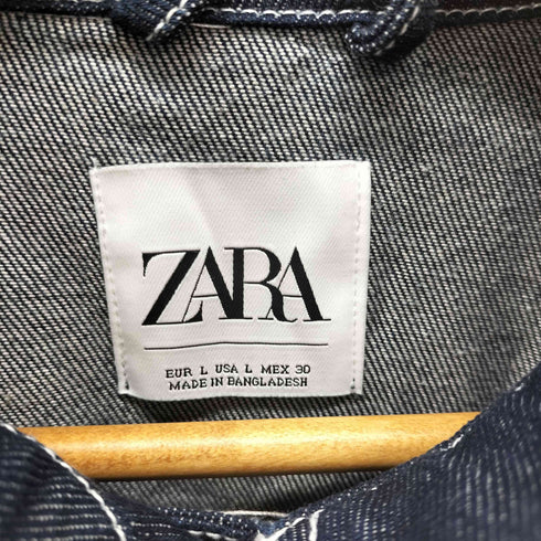 ザラ ZARA デニム トラッカージャケット レディース import:L