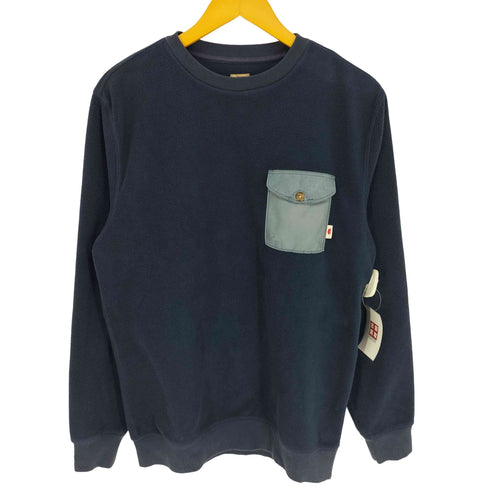 バンズ VANS 00S ポケ付き フリース プルオーバー 裾サイドジップ メンズ import:M