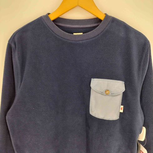 バンズ VANS 00S ポケ付き フリース プルオーバー 裾サイドジップ メンズ import:M
