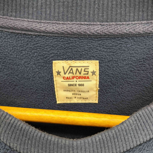 バンズ VANS 00S ポケ付き フリース プルオーバー 裾サイドジップ メンズ import:M