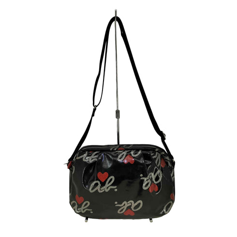 アニエスベーボヤージュ agnes b. VOYAGE ロゴ エナメル ショルダーバッグ レディース