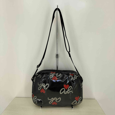 アニエスベーボヤージュ agnes b. VOYAGE ロゴ エナメル ショルダーバッグ レディース