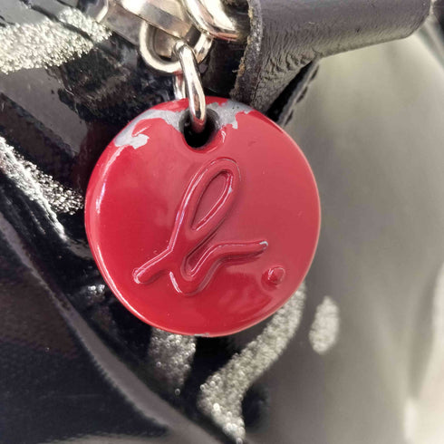 アニエスベーボヤージュ agnes b. VOYAGE ロゴ エナメル ショルダーバッグ レディース