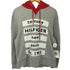 トミーヒルフィガー TOMMY HILFIGER ロゴパッチワーク バイカラー プルオーバーパーカー メンズ import:L